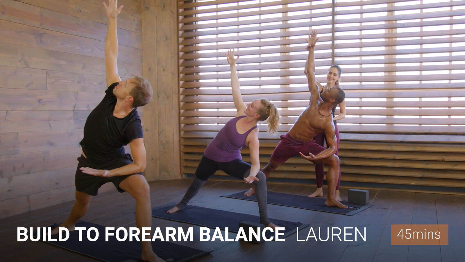 .Build to <b>Forearm Balance</b>.