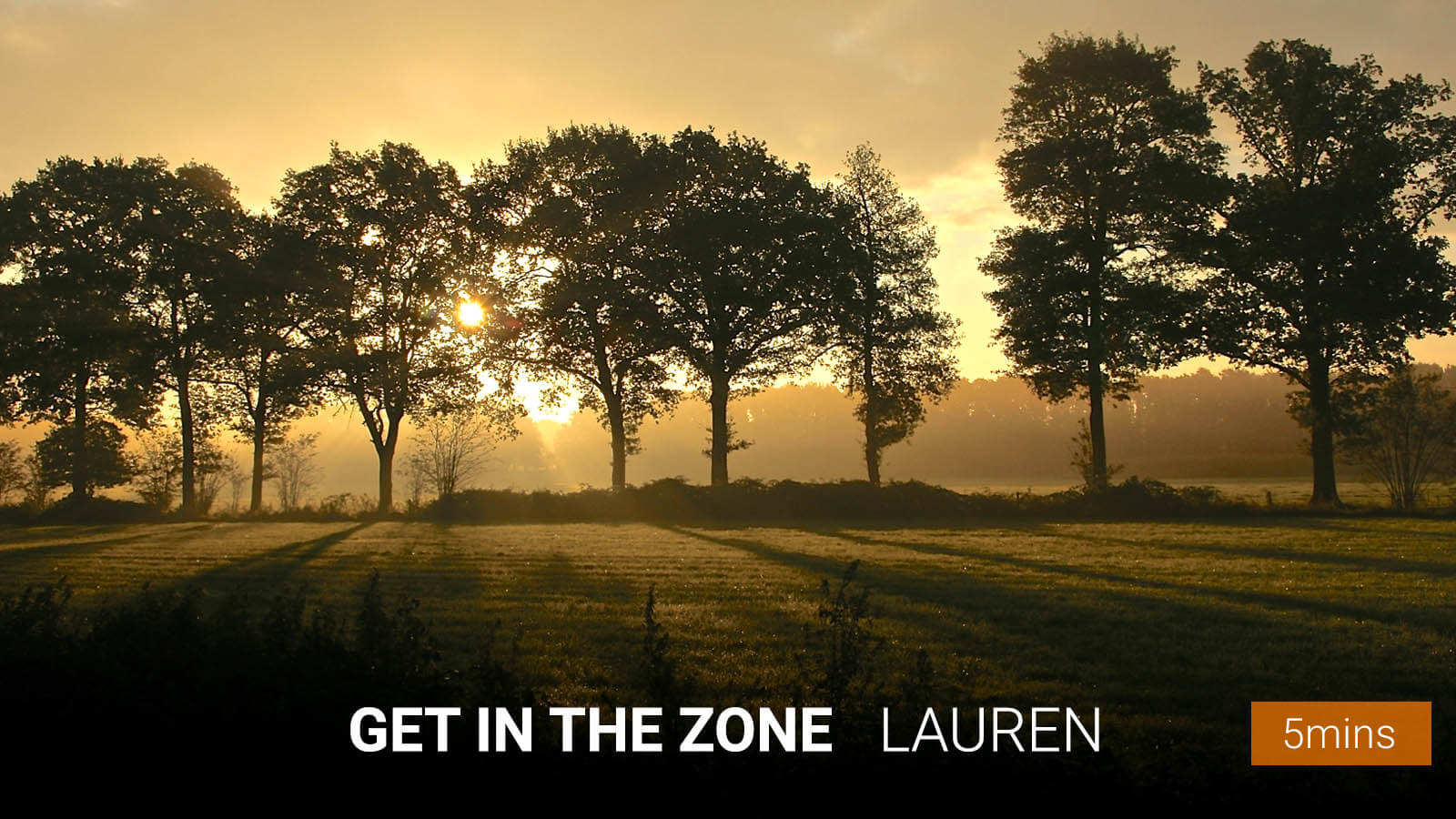 .<b>Get In the</b> Zone.