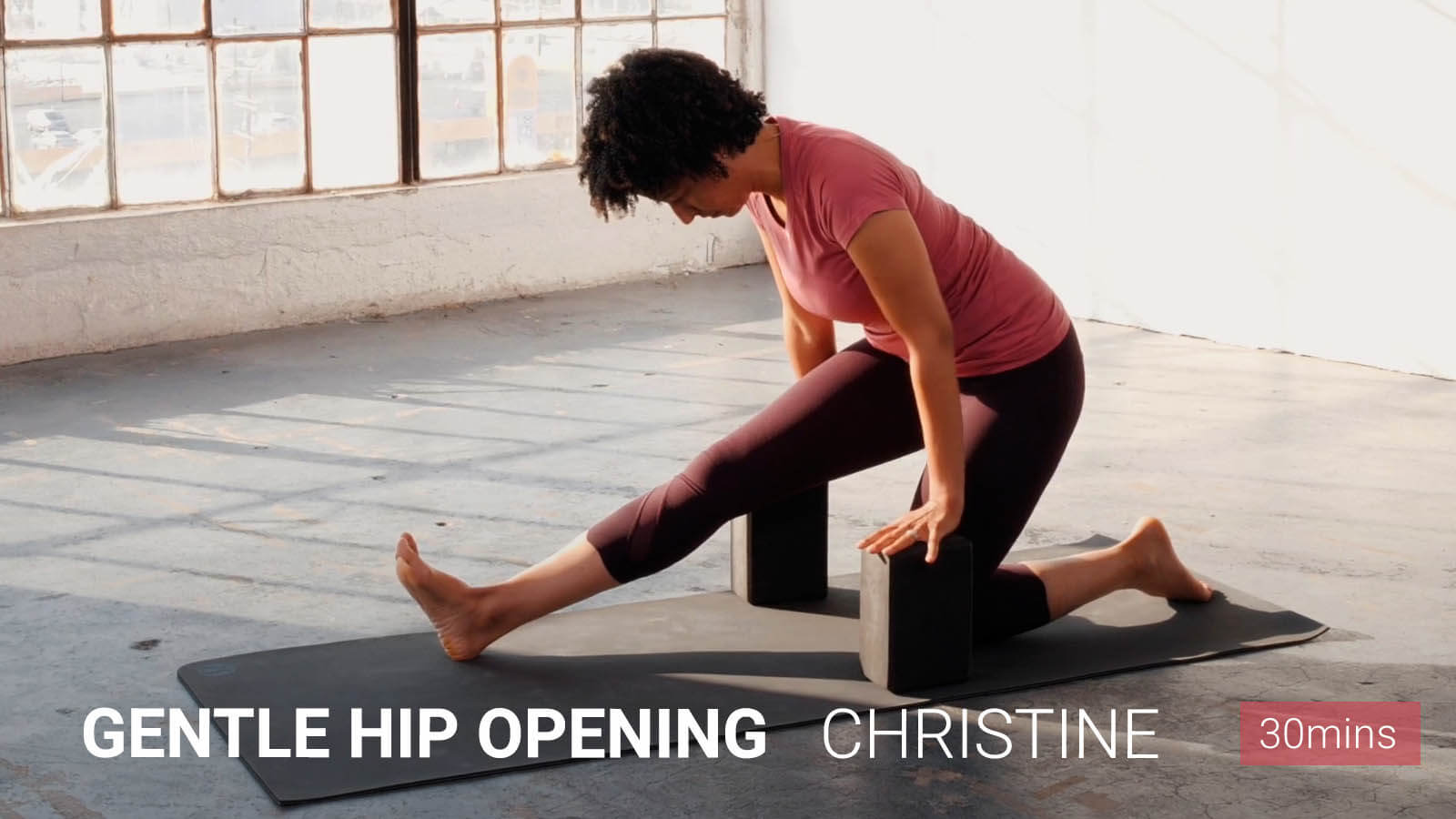 .<b>GENTLE HIP</b> OPENING.