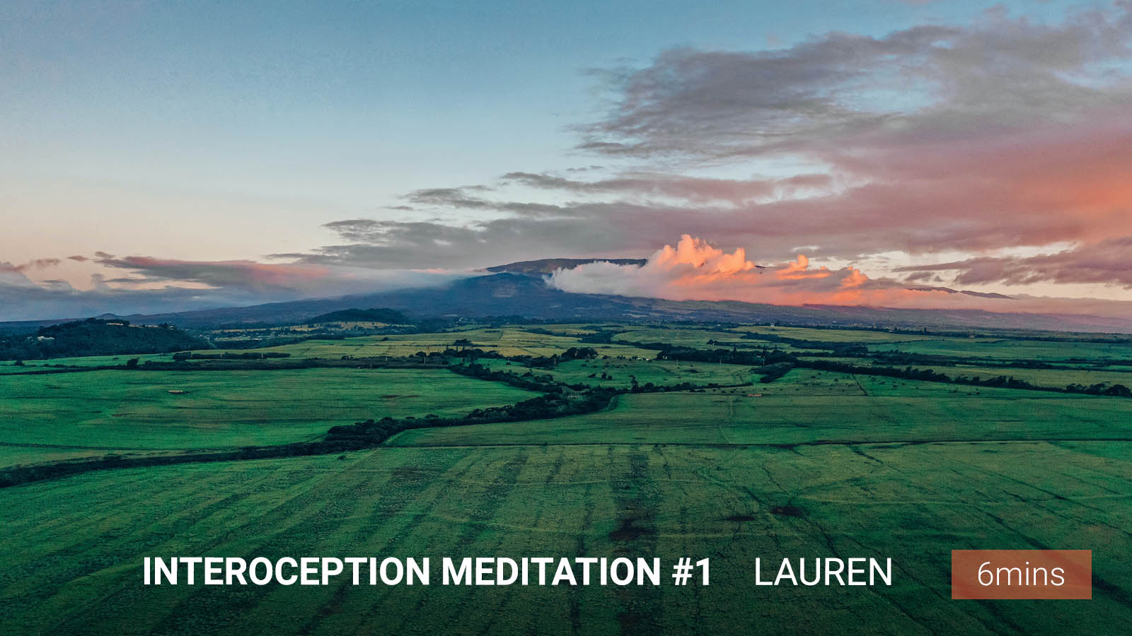 .<b>Interoception</b> <br/>Meditation #1.