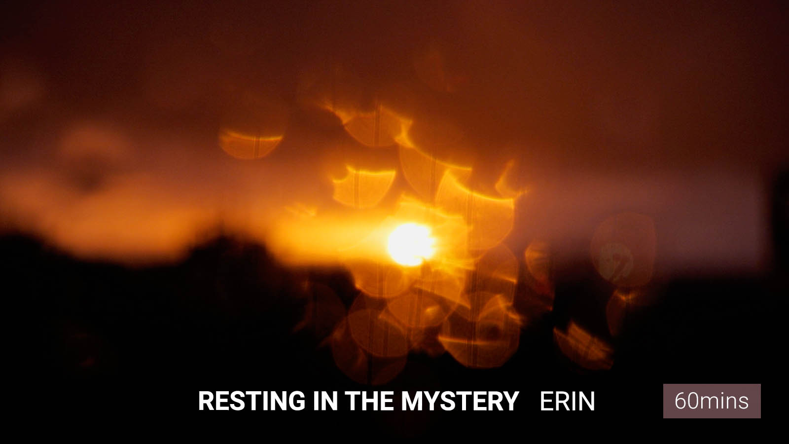 .Resting In The Mystery.